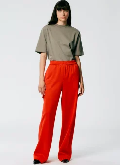 Active Knit Wide Leg Pull On Pant