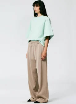 Active Knit Wide Leg Pull On Pant
