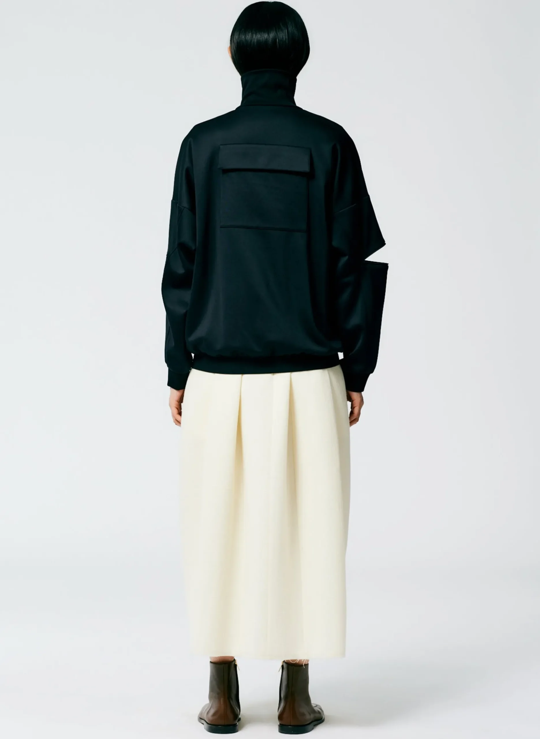 Active Knit Zipper Detailed Track Jacket