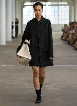 Bonded Luxe Twill Carcoat