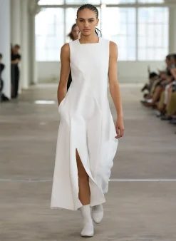 Boucle Knit Sculpted Dress