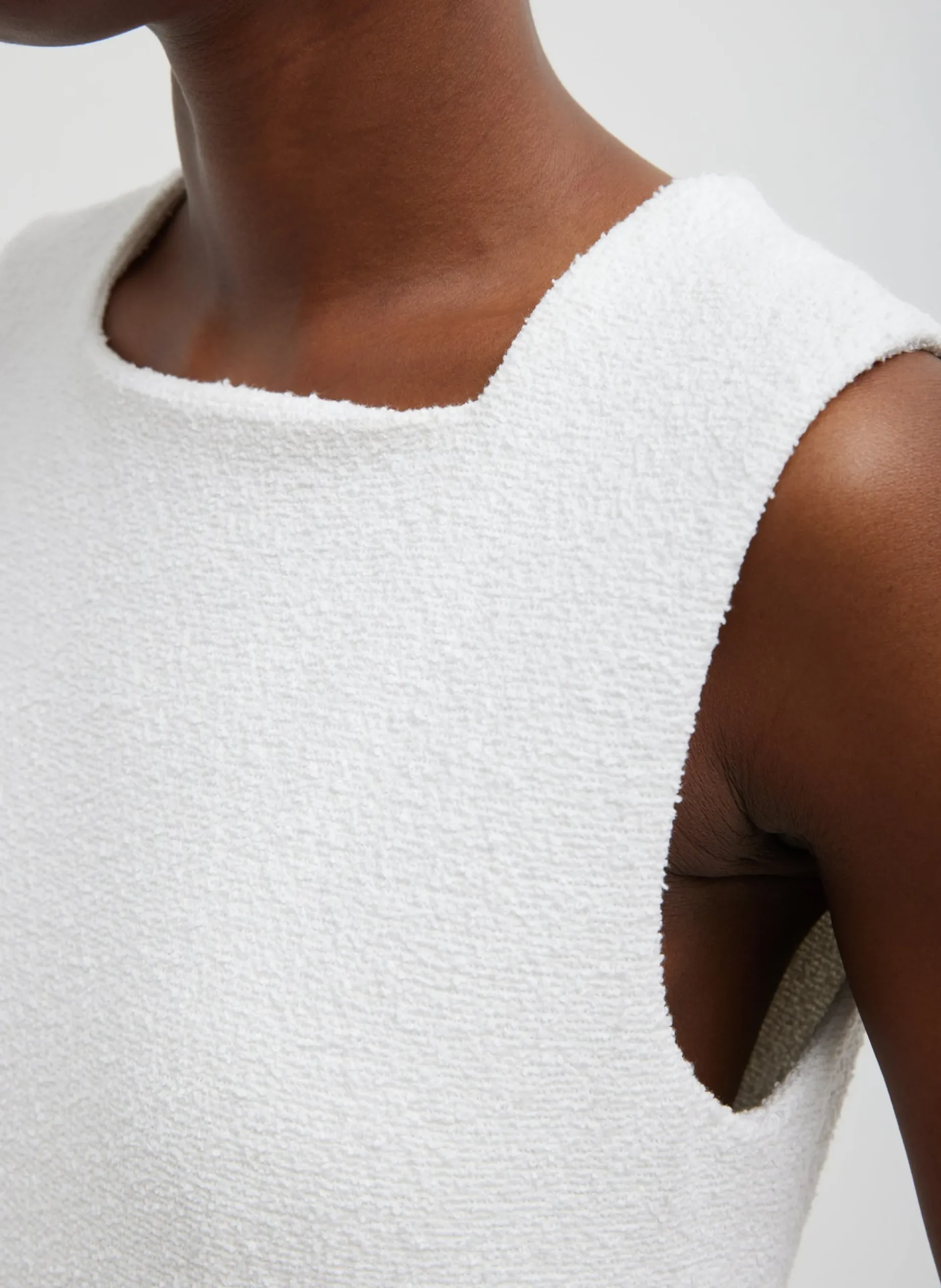 Boucle Knit Sculpted Dress