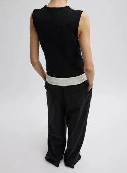 Boucle Knit Sleeveless Top