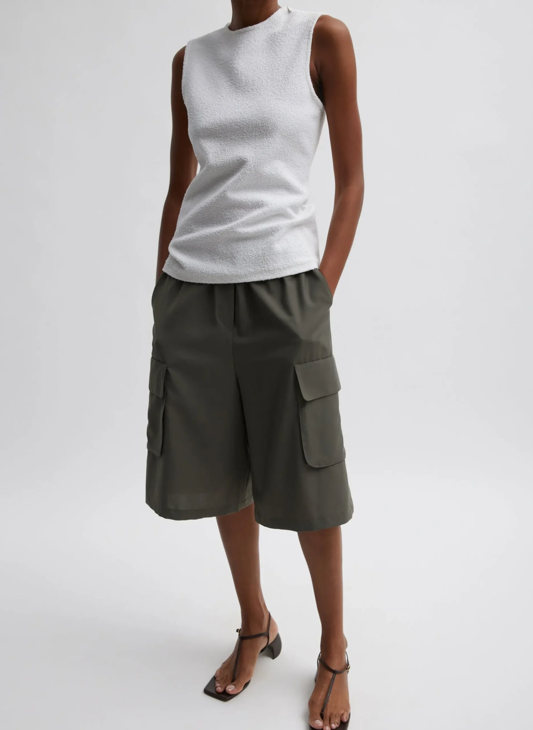 Boucle Knit Sleeveless Top