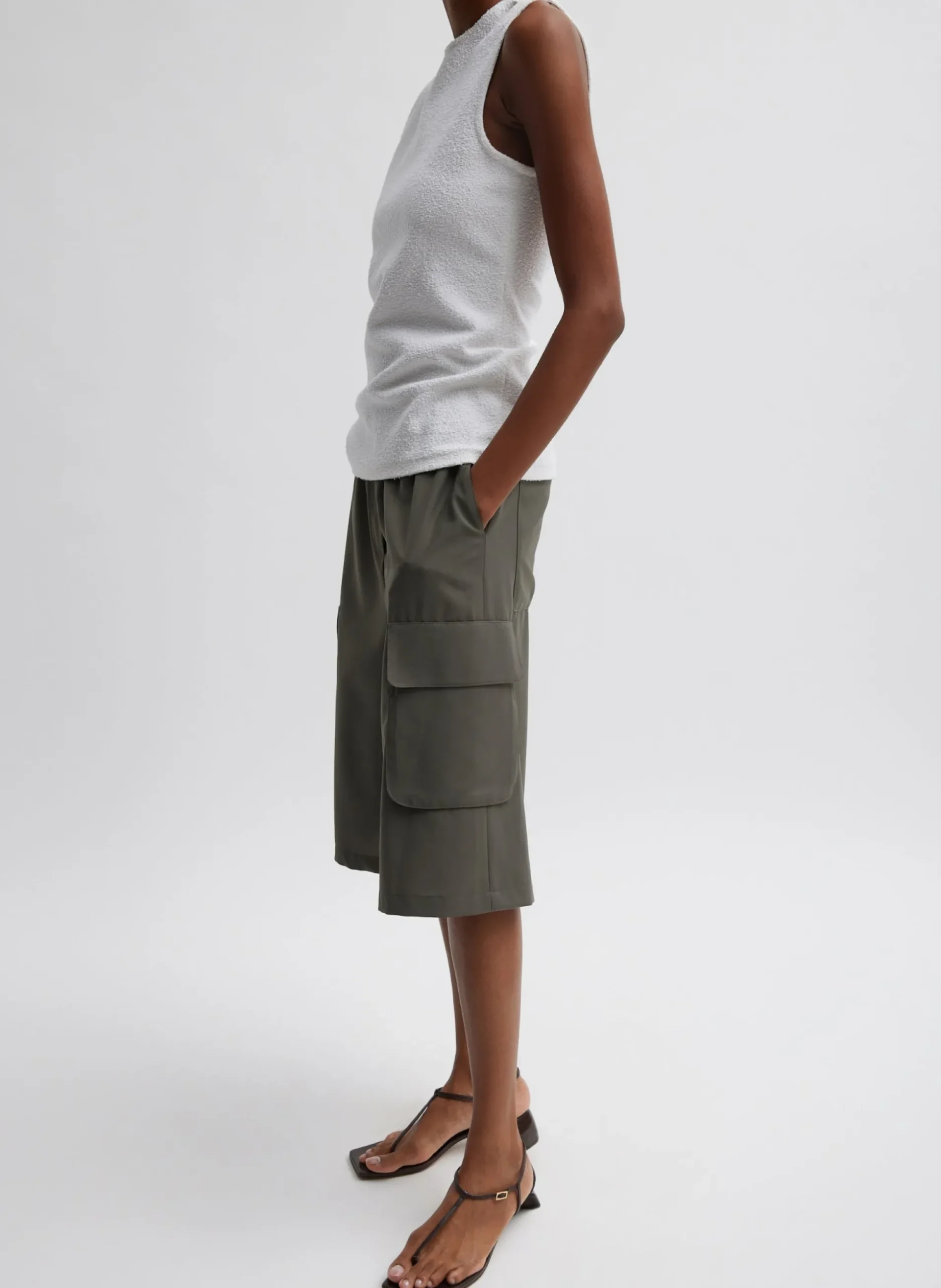 Boucle Knit Sleeveless Top