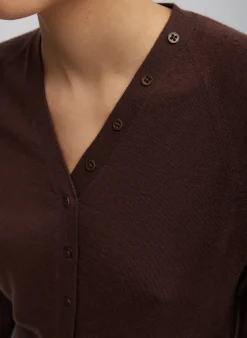 Cashmere Silk Blend Slim Cardigan