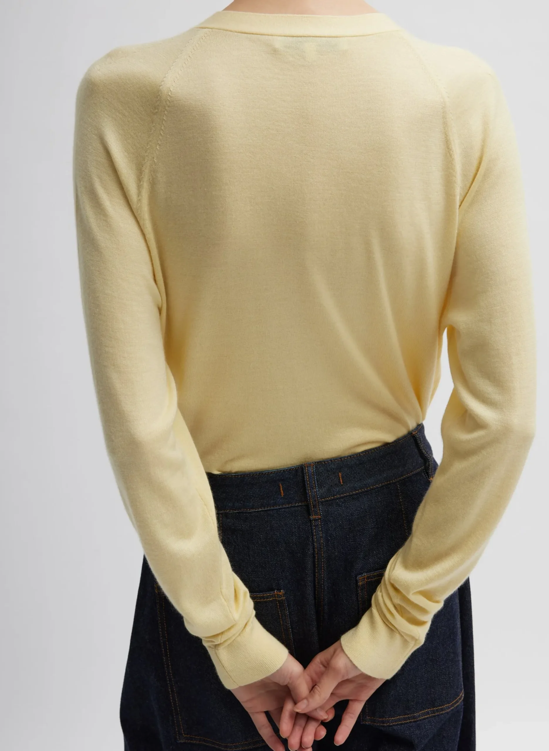 Cashmere Silk Blend Slim Cardigan