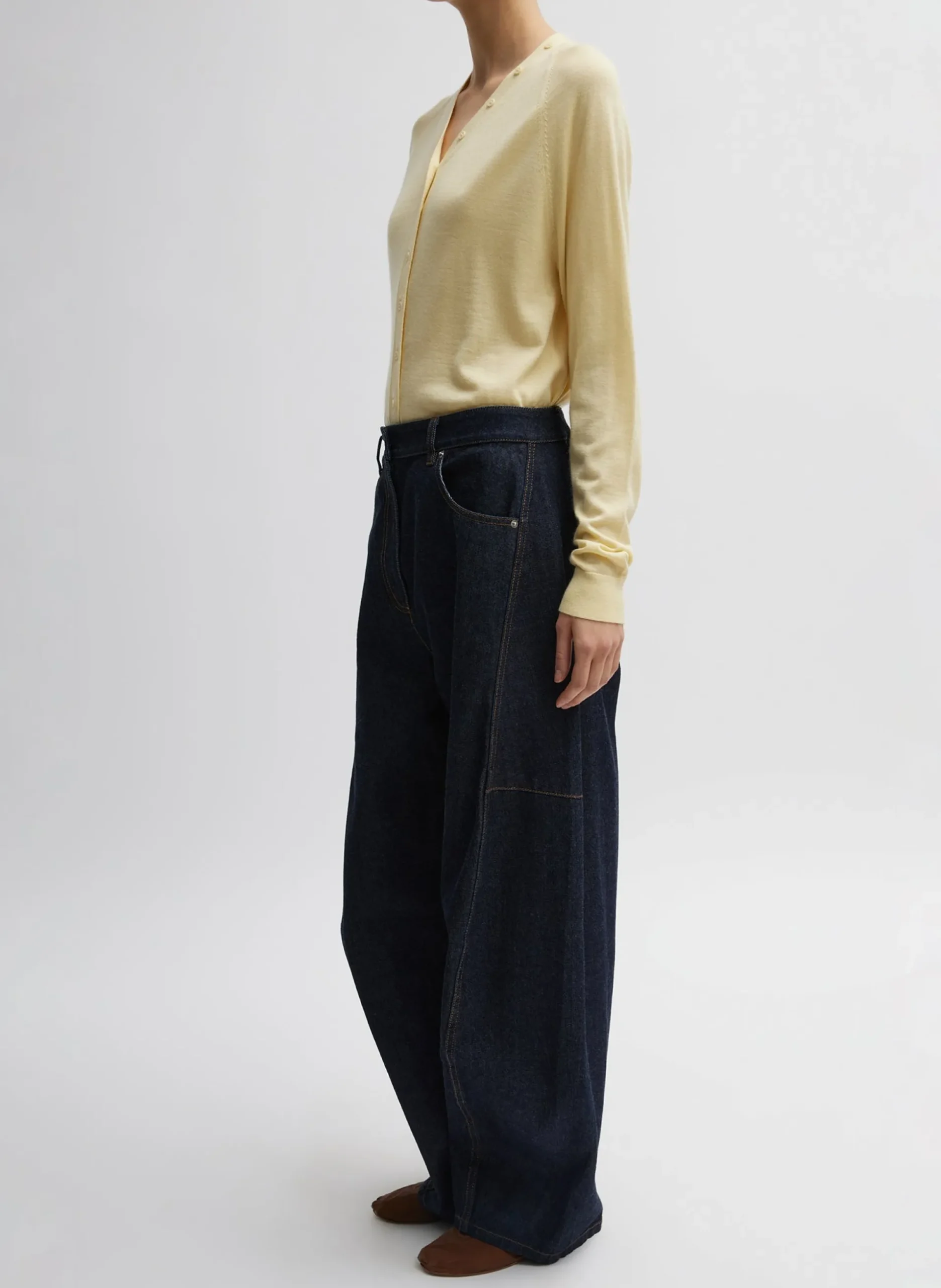 Cashmere Silk Blend Slim Cardigan