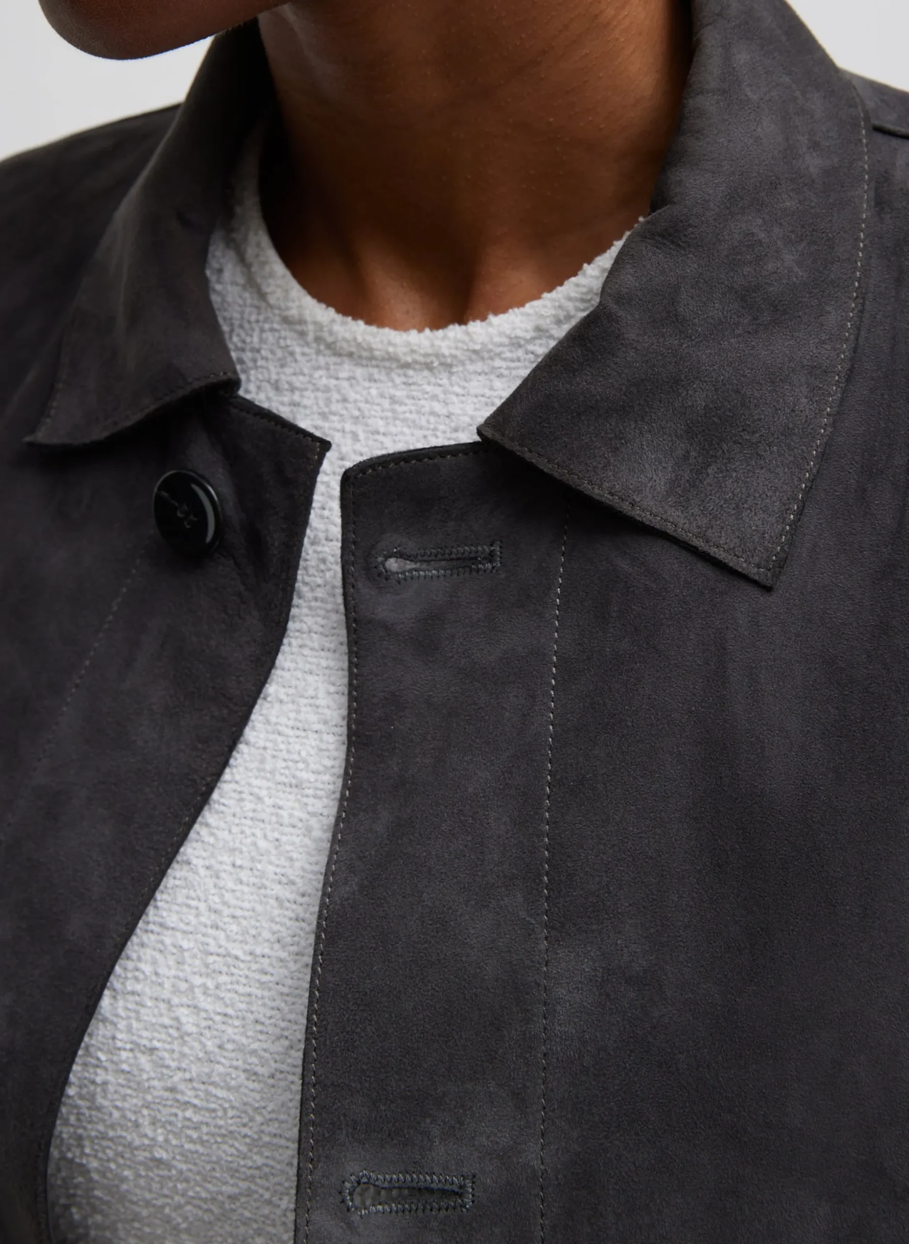 Cassiterite Suede Carcoat