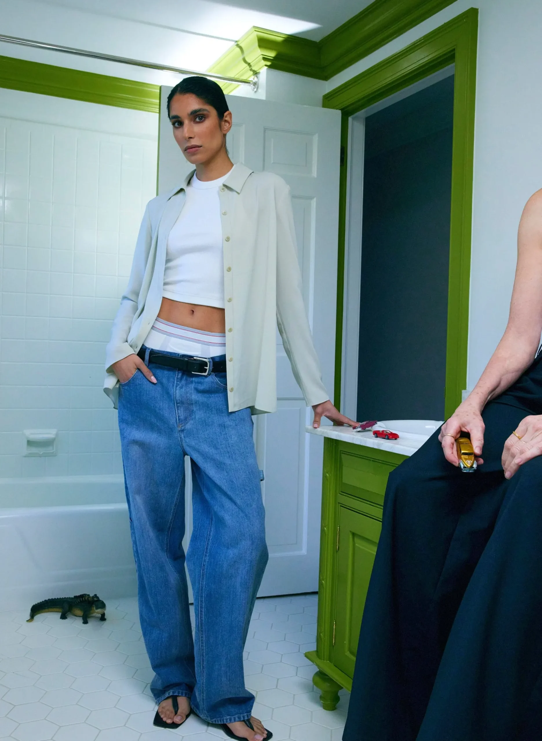 Classic Denim Slouchy Carpenter Jean