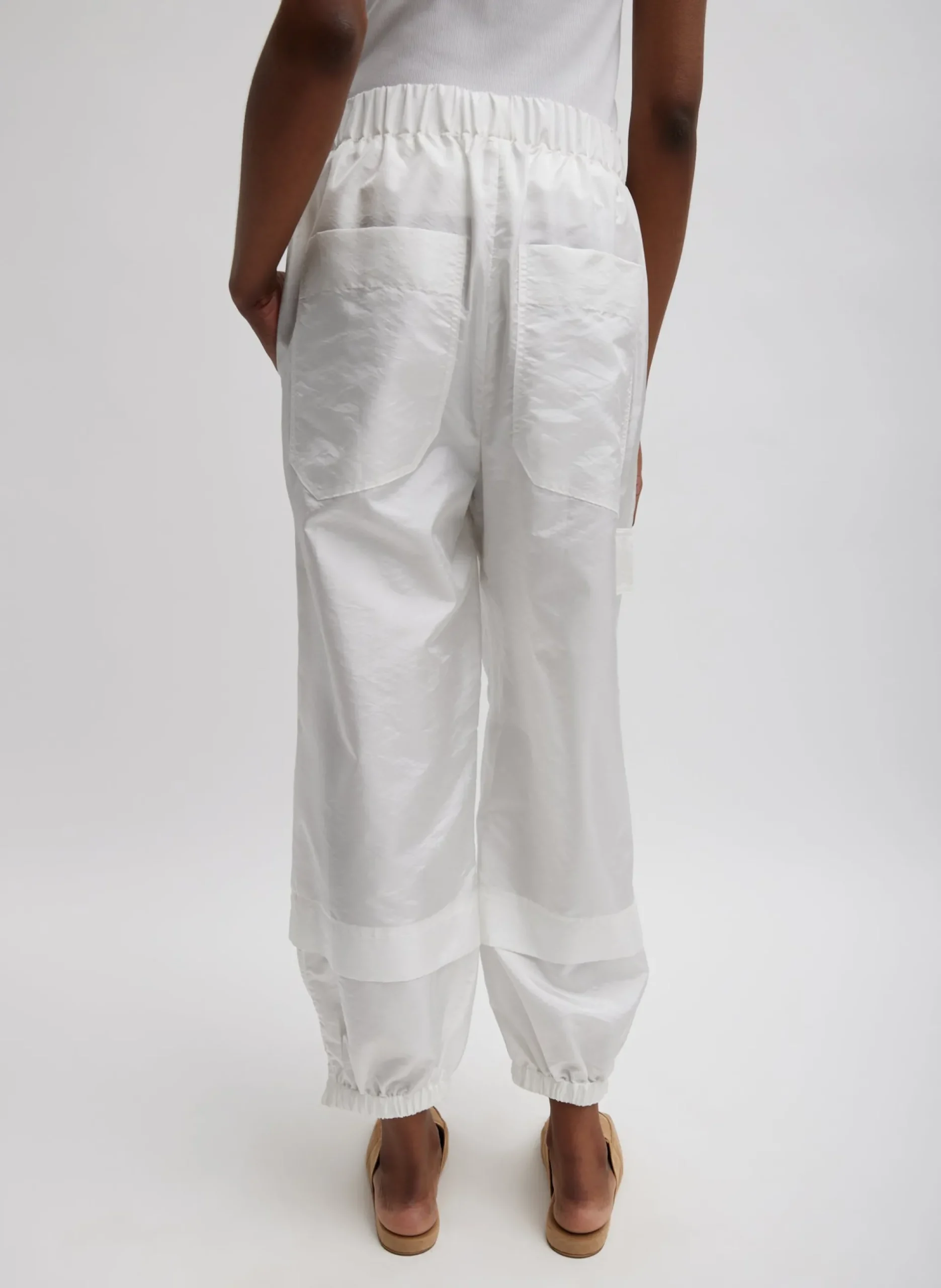 Crispy Nylon Wilt Pull On Jogger