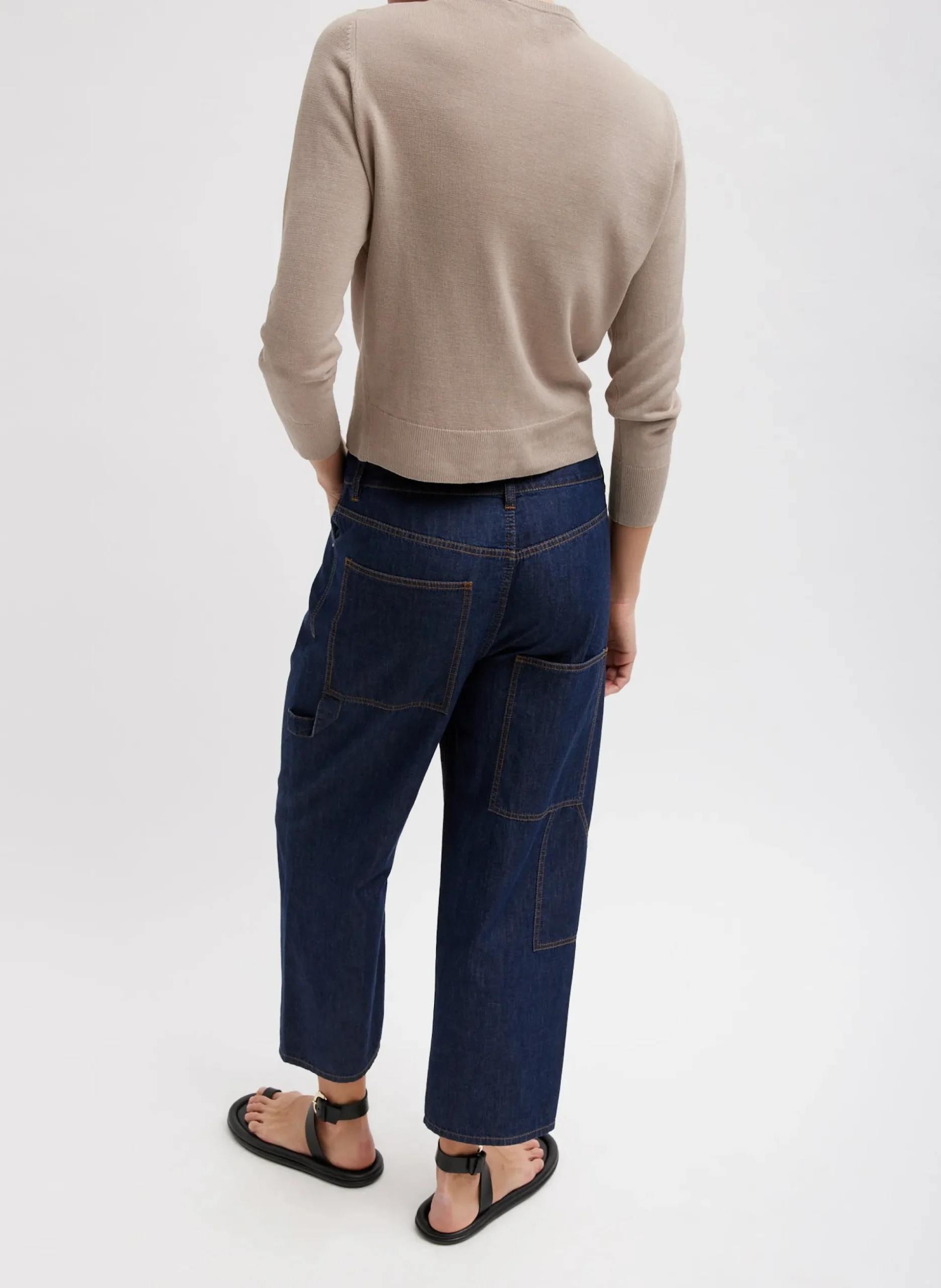 Crispy Sweater Shrunken Cardigan