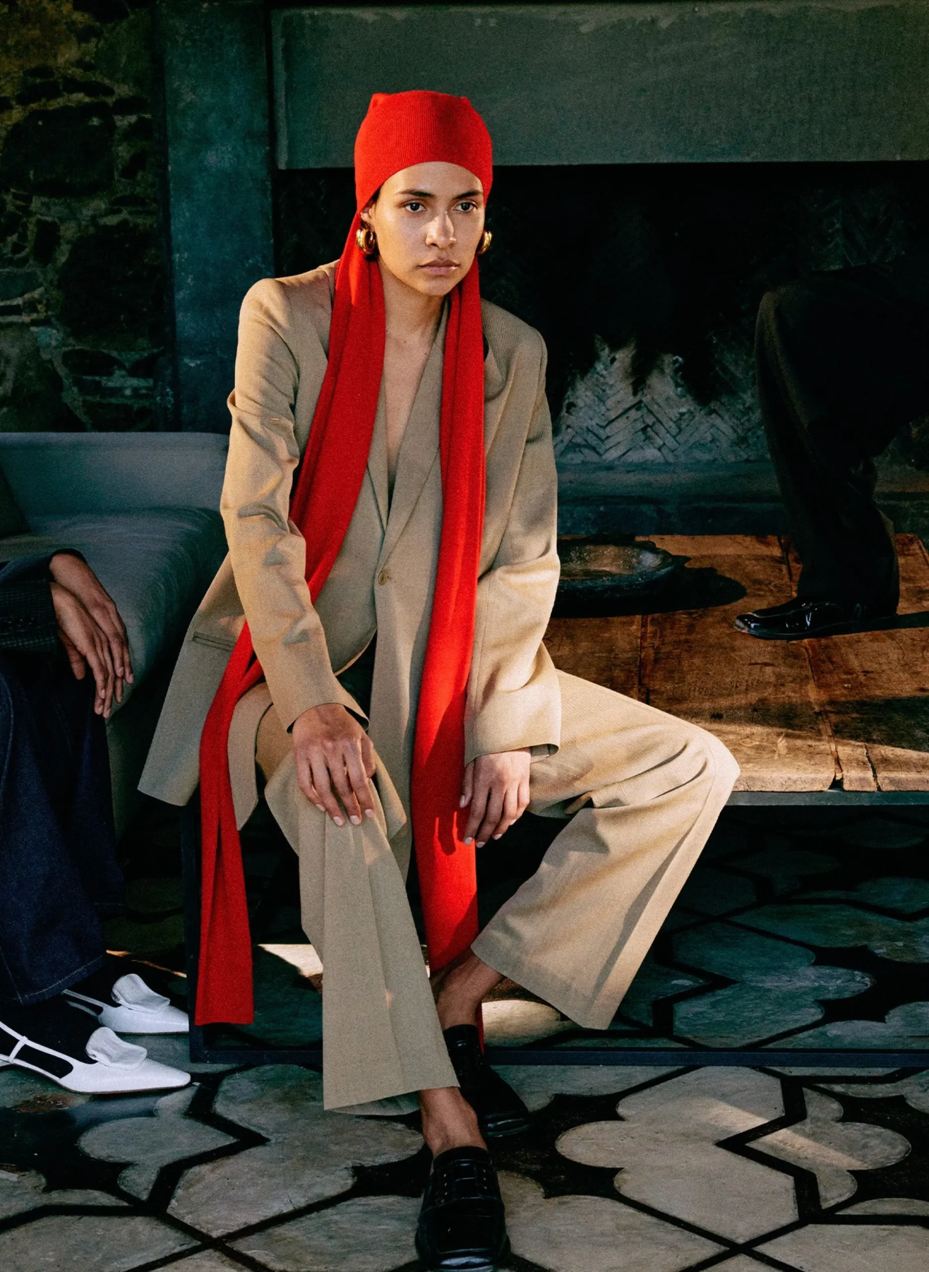 Croc Print Pedro Slide Square Toe Loafer