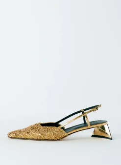 Curly Victor Slingback