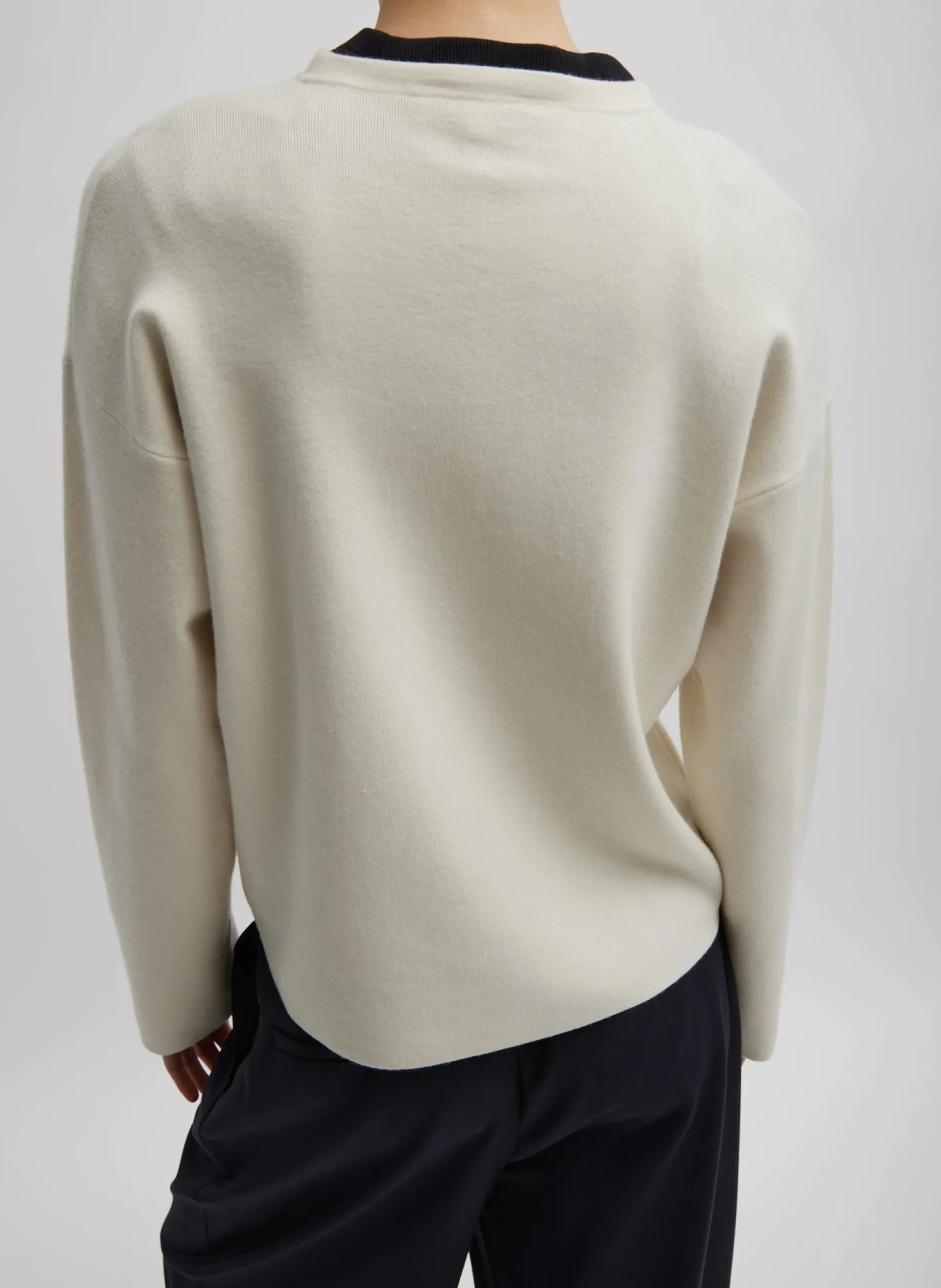 Double Faced Cashmere Oversized Easy Sweater