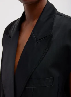 Drapey Suiting Oversized Double Breasted Vest