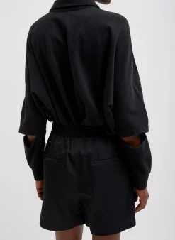 Drapey Suiting Pull On Short