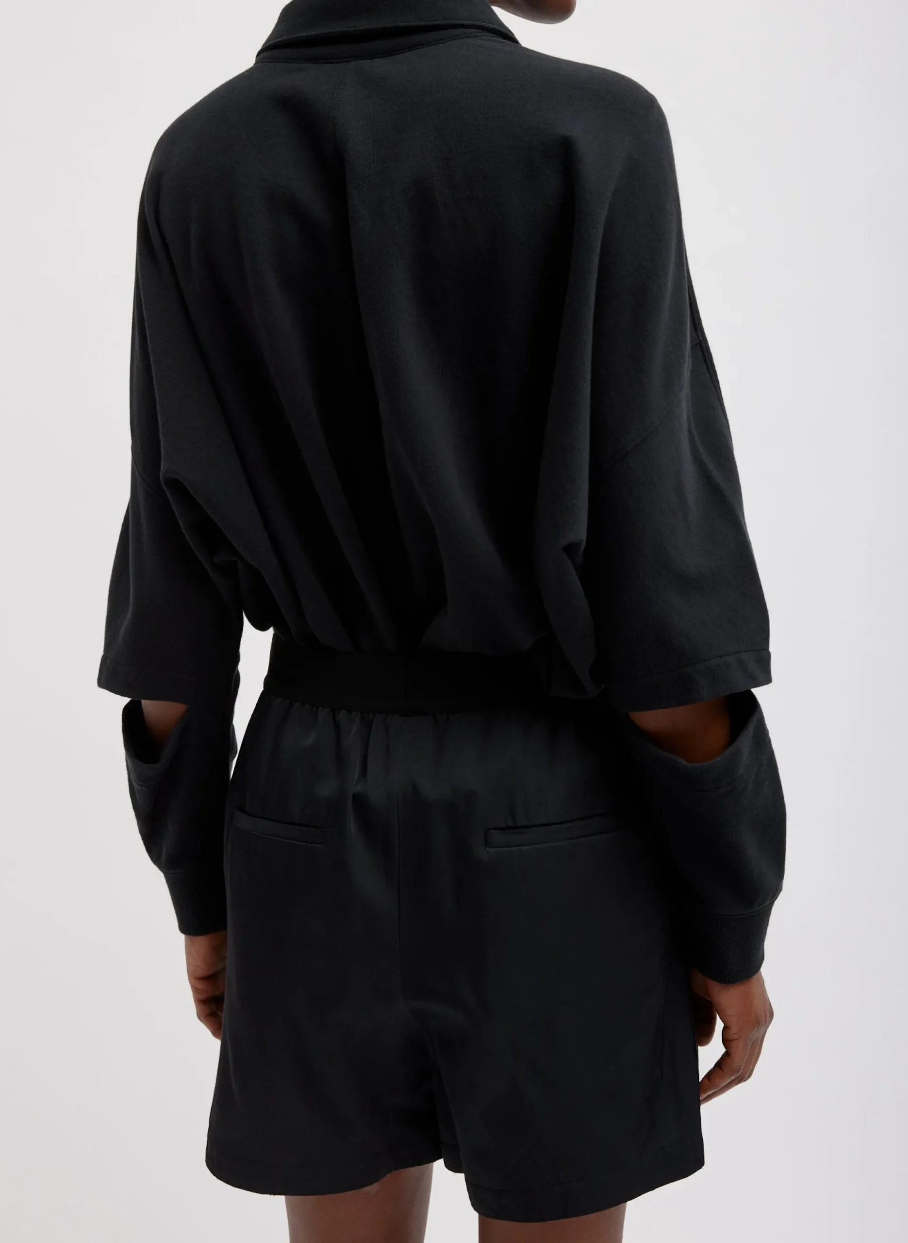 Drapey Suiting Pull On Short