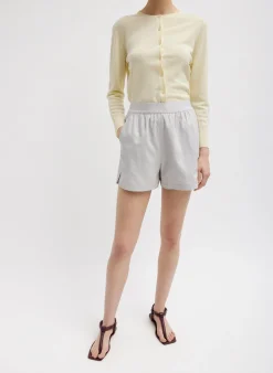 Drapey Suiting Pull On Short