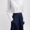 Eco Poplin Cropped Shirt
