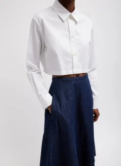 Eco Poplin Cropped Shirt