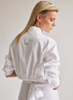 Eco Poplin Cropped Shirt