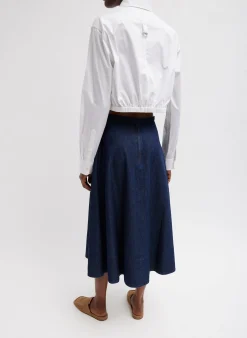 Eco Poplin Cropped Shirt