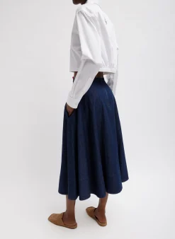 Eco Poplin Cropped Shirt