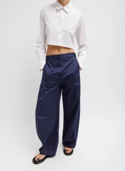 Eco Poplin Cropped Shirt