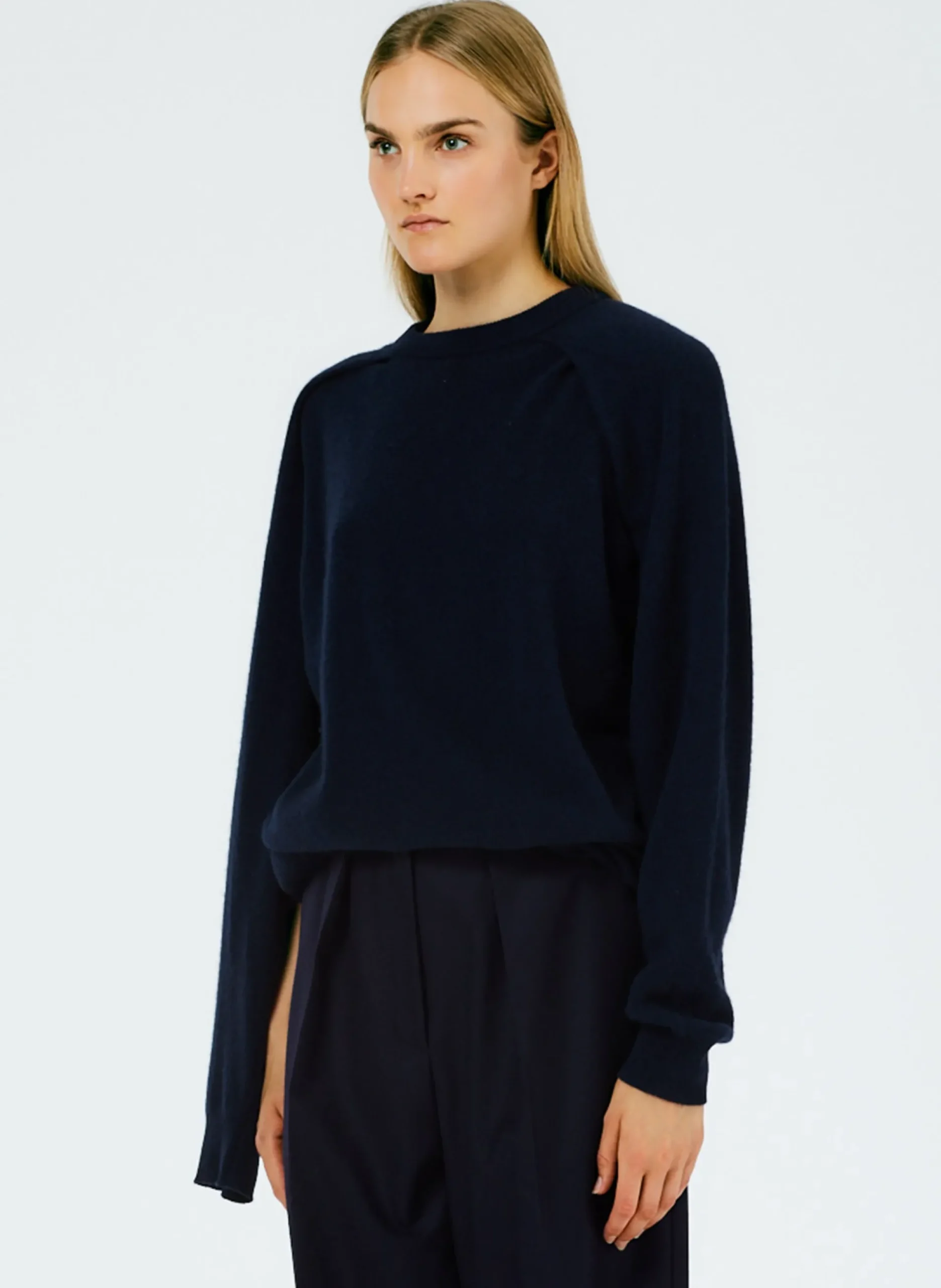 Feather Weight Cashmere Easy Cocoon Tunic