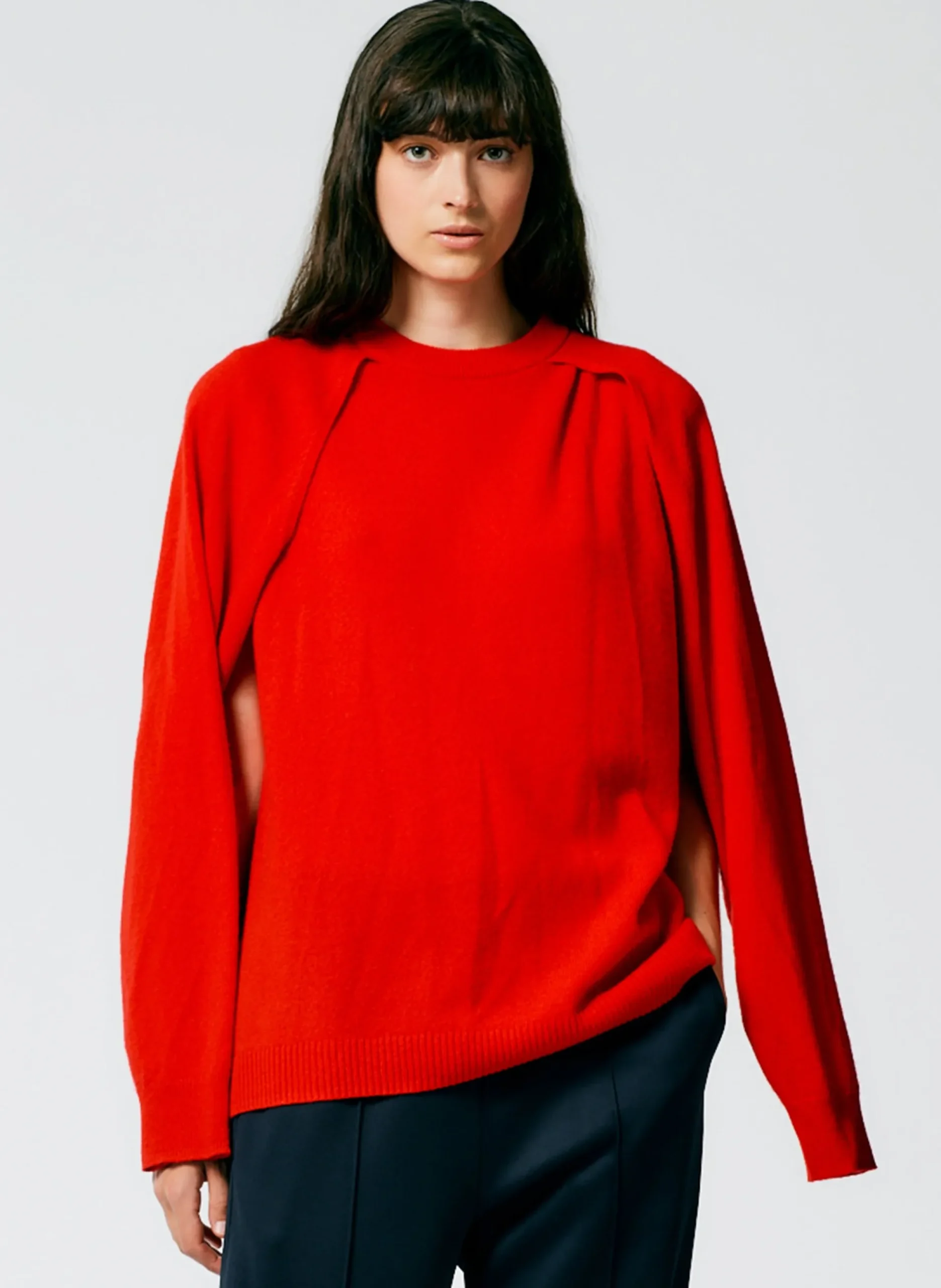 Feather Weight Cashmere Easy Cocoon Tunic