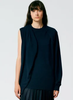 Feather Weight Cashmere Easy Cocoon Tunic