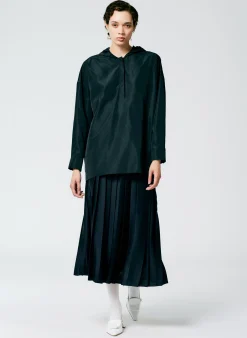 Feather Weight Pleated Pull On Skirt