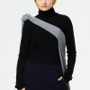 Featherweight Ribbed Sweater Turtleneck Pullover