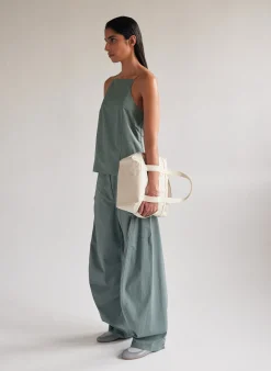 Garment Dyed Silky Cotton Sid Pant