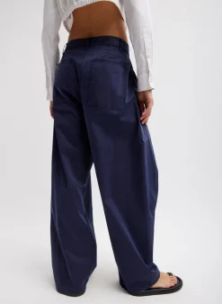 Garment Dyed Silky Cotton Sid Pant