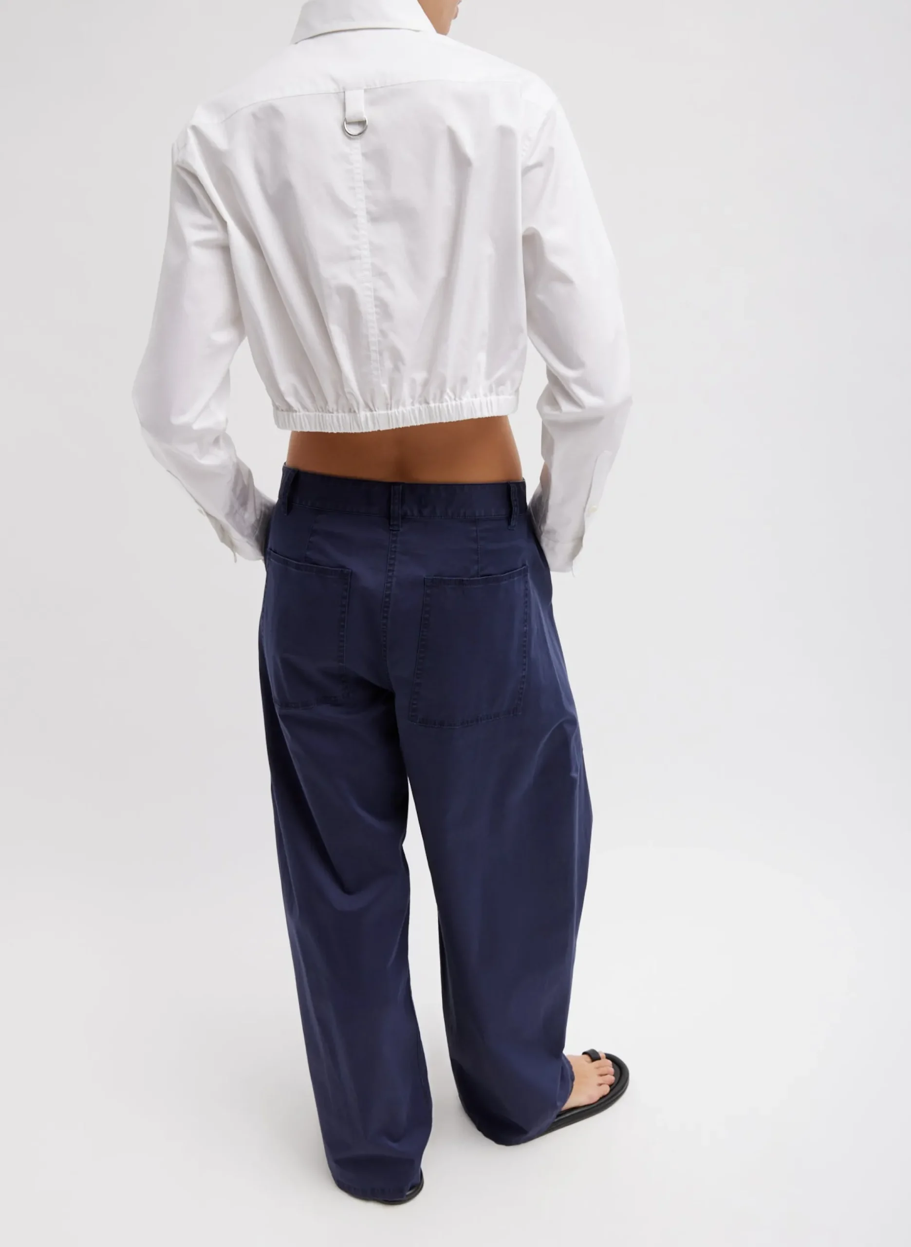 Garment Dyed Silky Cotton Sid Pant