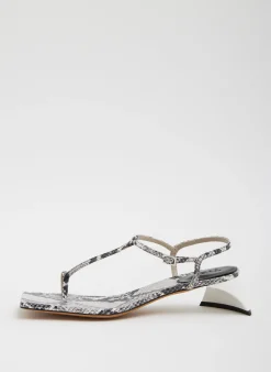 Georgia Embossed Snake Sandal