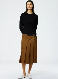 Giselle Stretch Sweater Circle Openback Pullover