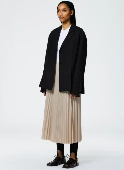 Grain De Poudre Liam Blazer With Slit Zipper Detail