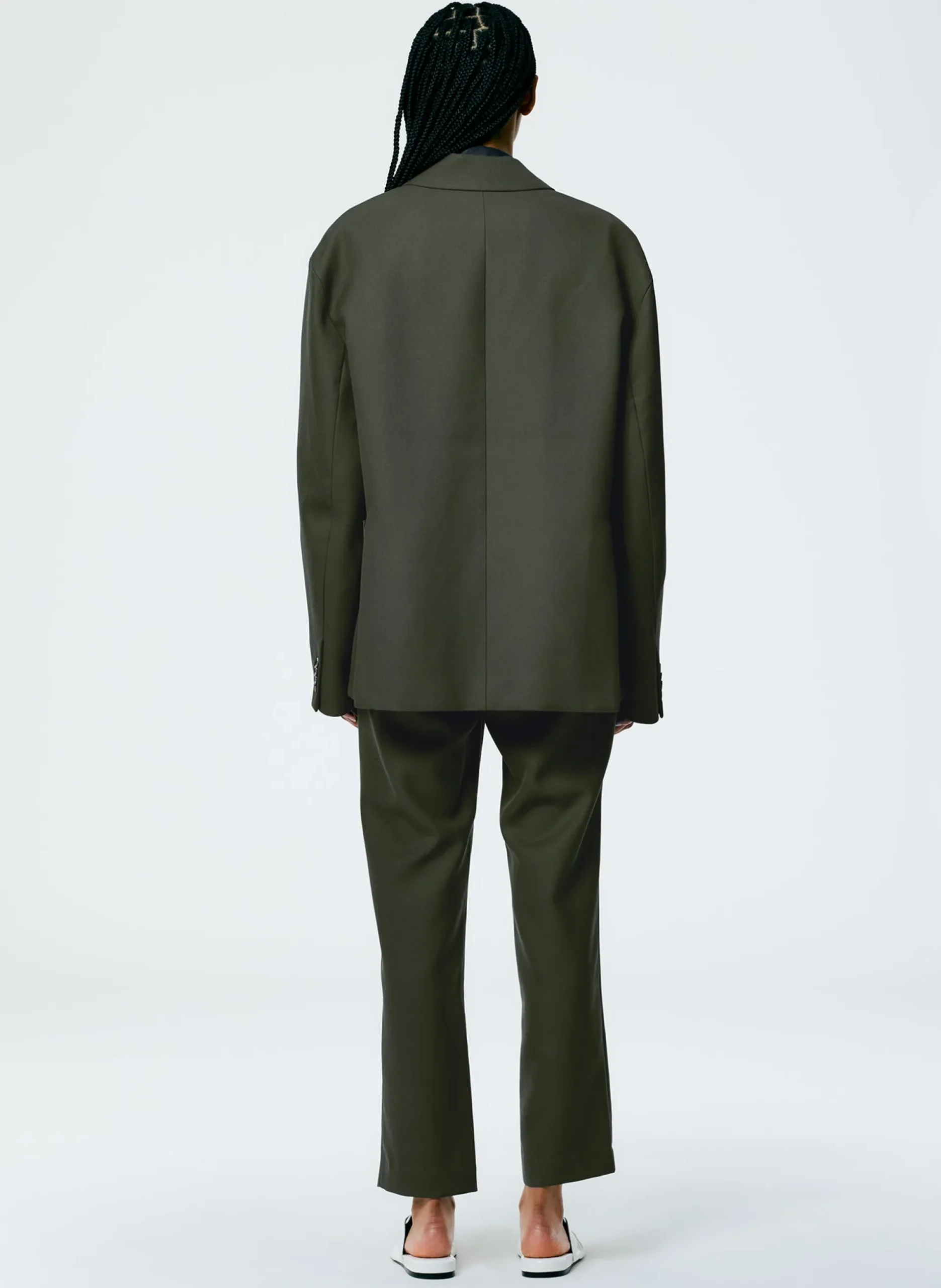 Grain De Poudre Liam Blazer With Slit Zipper Detail