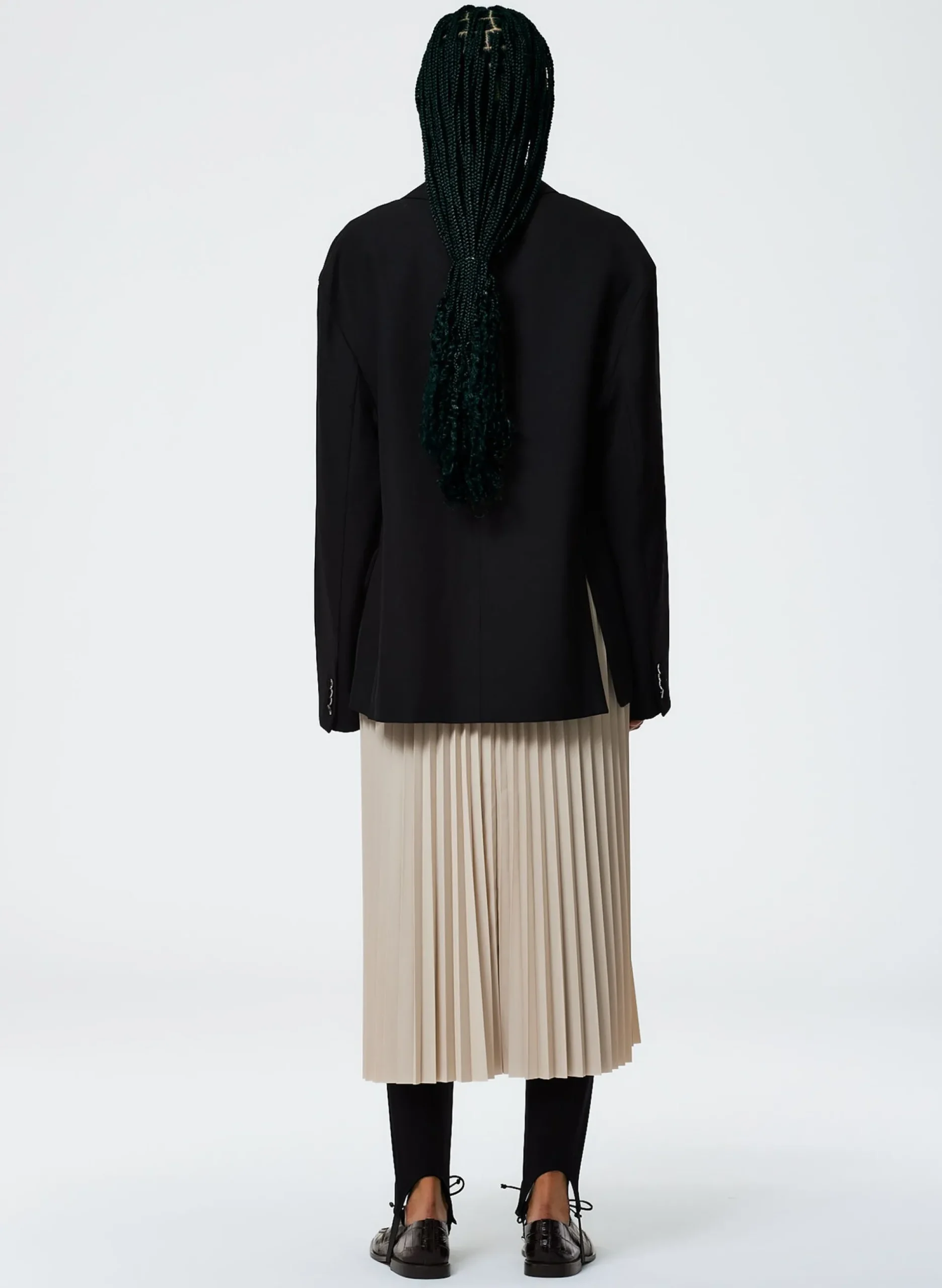 Grain De Poudre Liam Blazer With Slit Zipper Detail