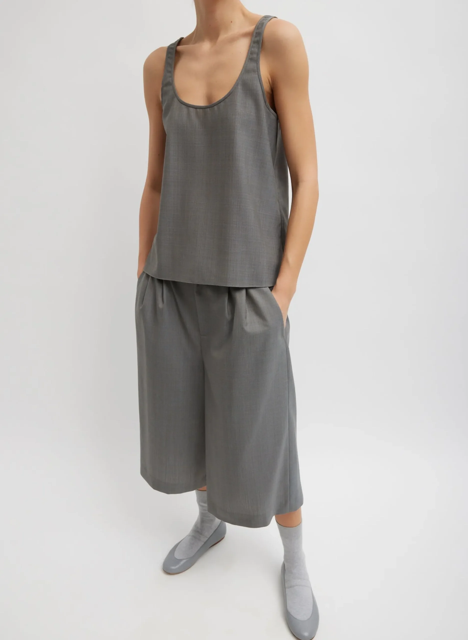 Grant Crossdye Suiting Tank Top