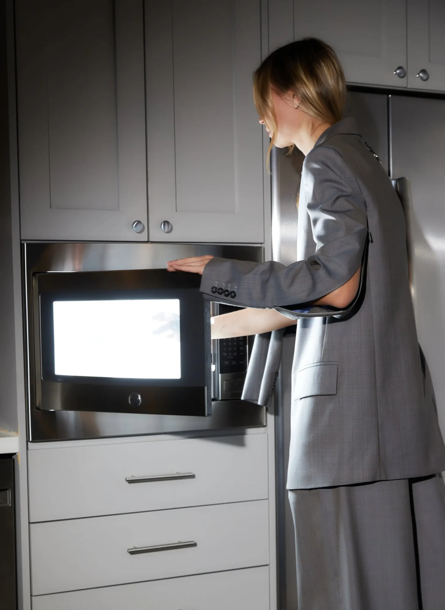 Grant Suiting Double Breasted Blazer