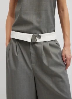 Grant Suiting Fold Over Long Short