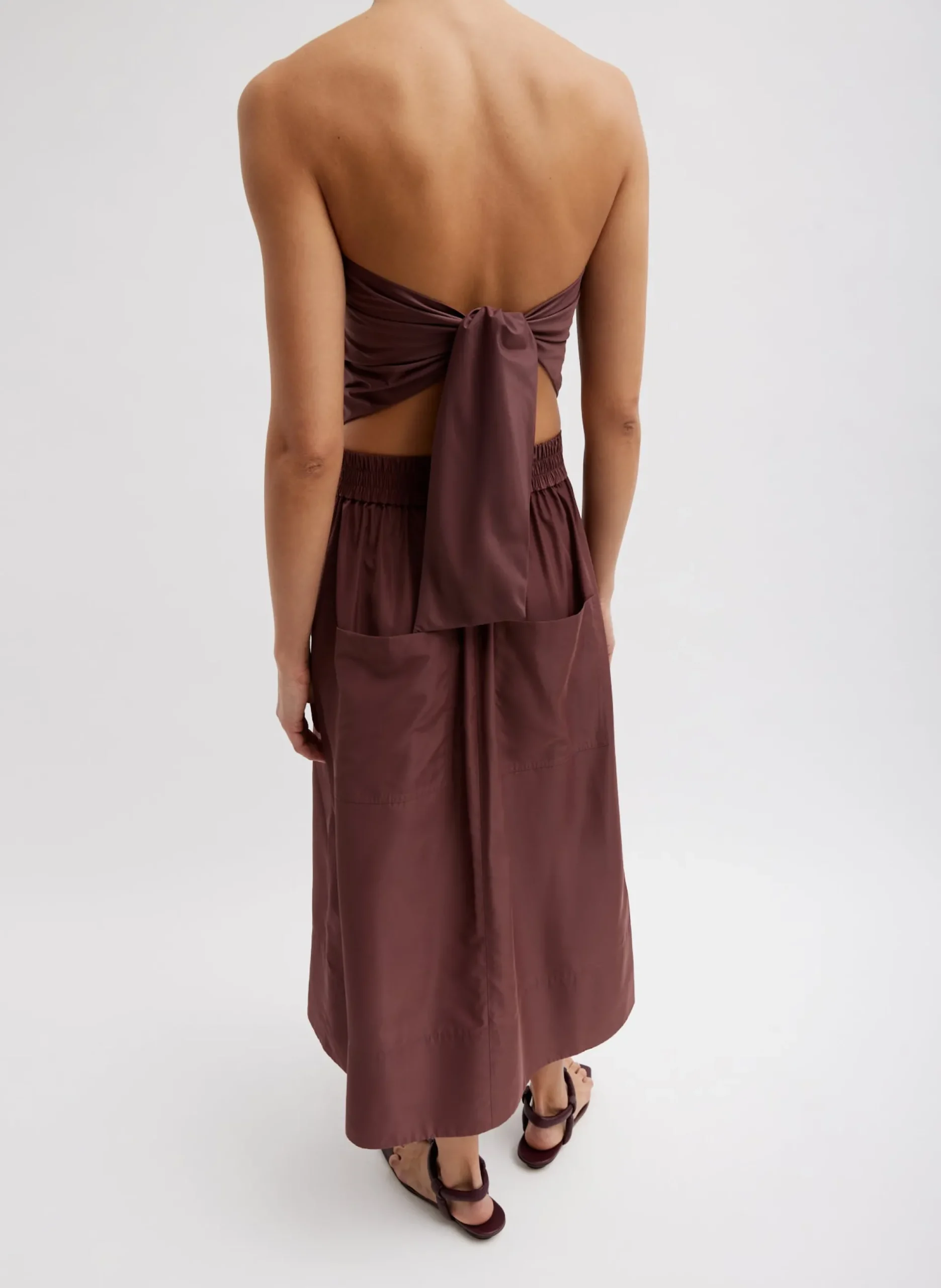 Italian Sporty Nylon Full Skirt