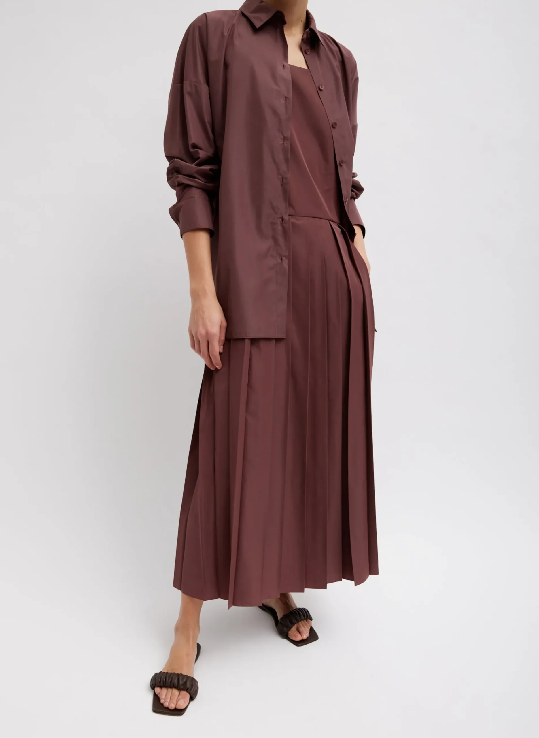 Italian Sporty Nylon Overall Dress