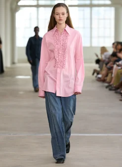 Light Weight Cotton Nylon Easy Tuxedo Shirt