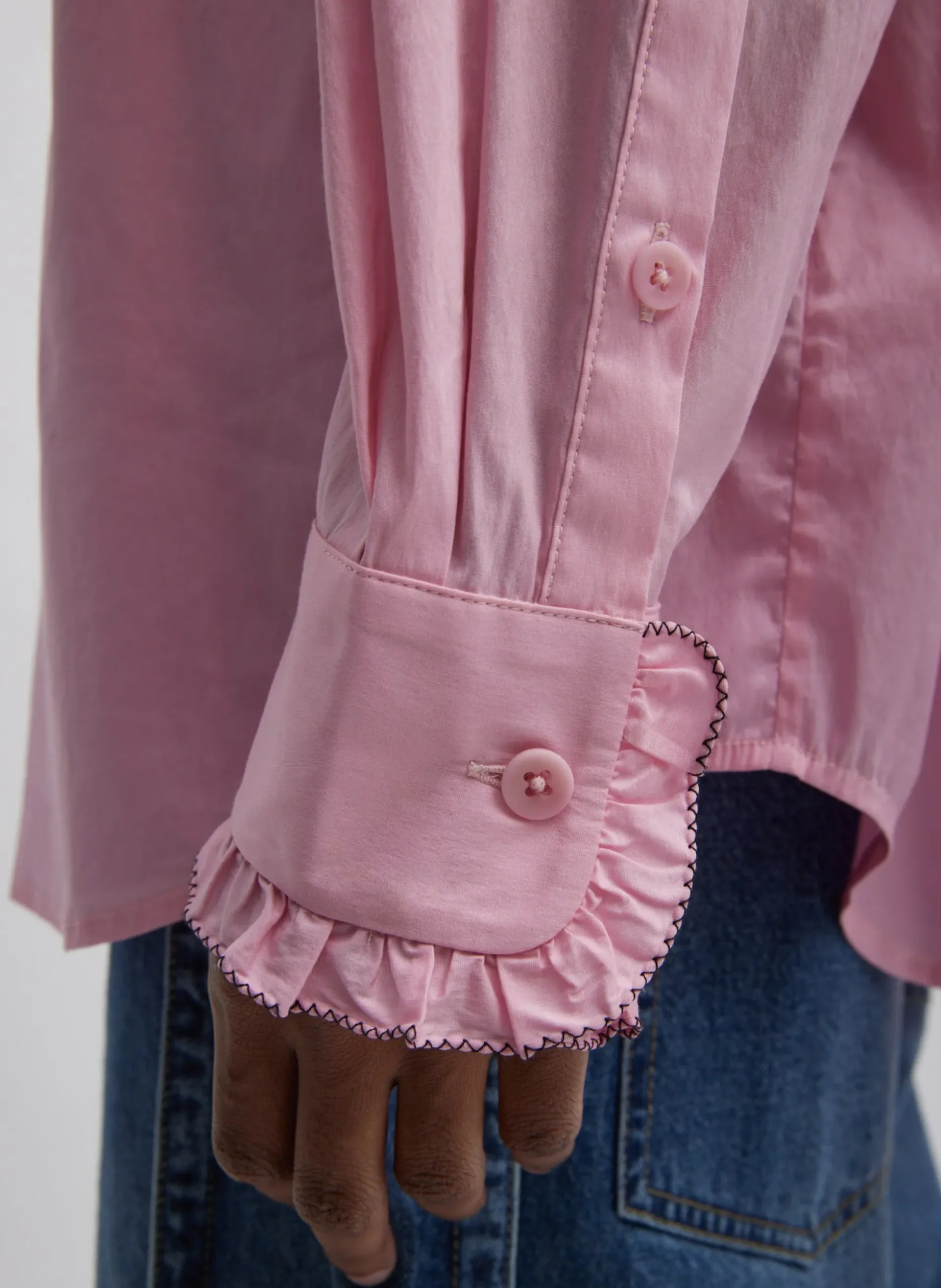 Light Weight Cotton Nylon Easy Tuxedo Shirt