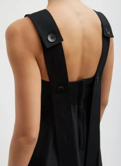 Linen Cotton Voile Sculpted Dress